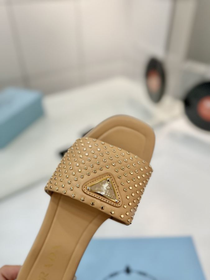 Prada women's shoes Factory price "Prada woven slippers" — 1:1 Replica For Sale — photo 5