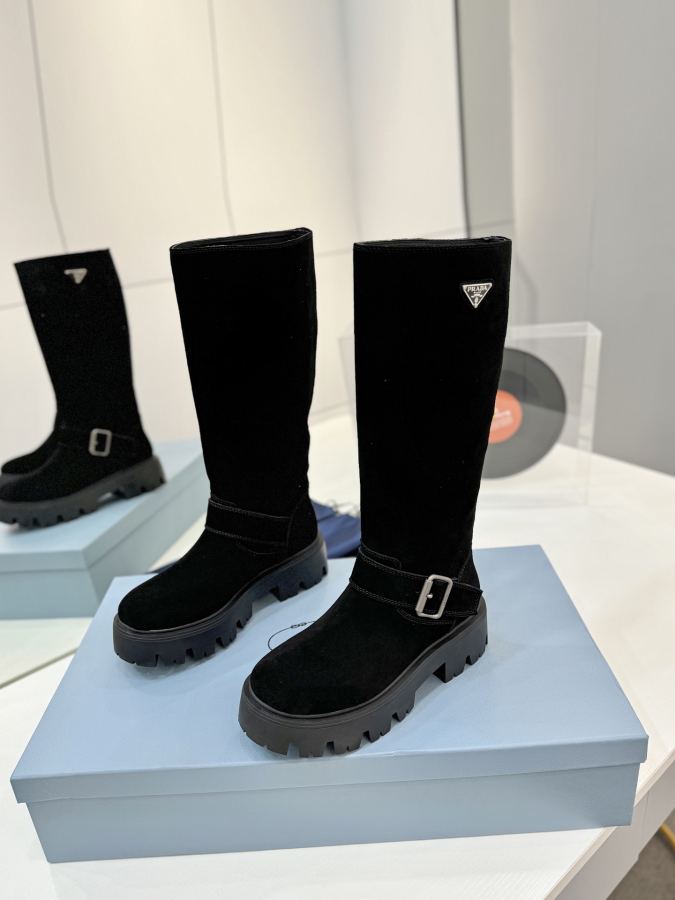 Prada women's shoes Factory price PRADA long boots — 1:1 Replica — photo 2