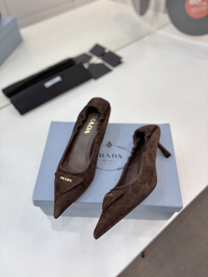 Prada women's shoes Factory price PRADA pointed toe high heels, — AAA Quality Replica — photo 8