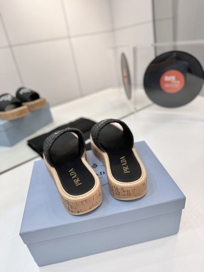 Prada women's shoes Factory price "PRADA woven electric embroidery" — Premium Replica — photo 8