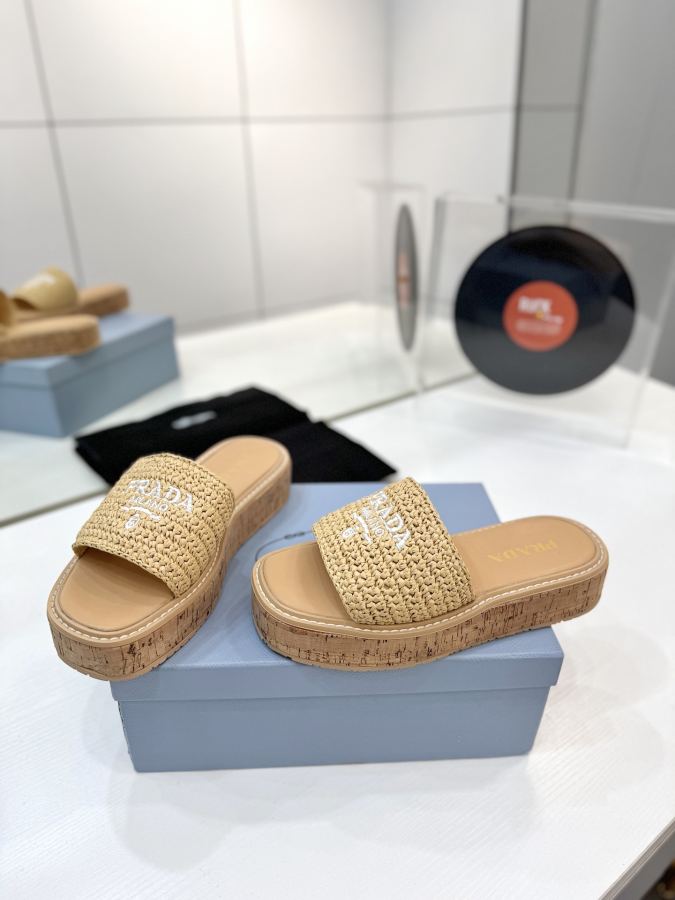 Prada women's shoes Factory price "PRADA woven electric embroidery" — AAA Quality Replica — photo 9