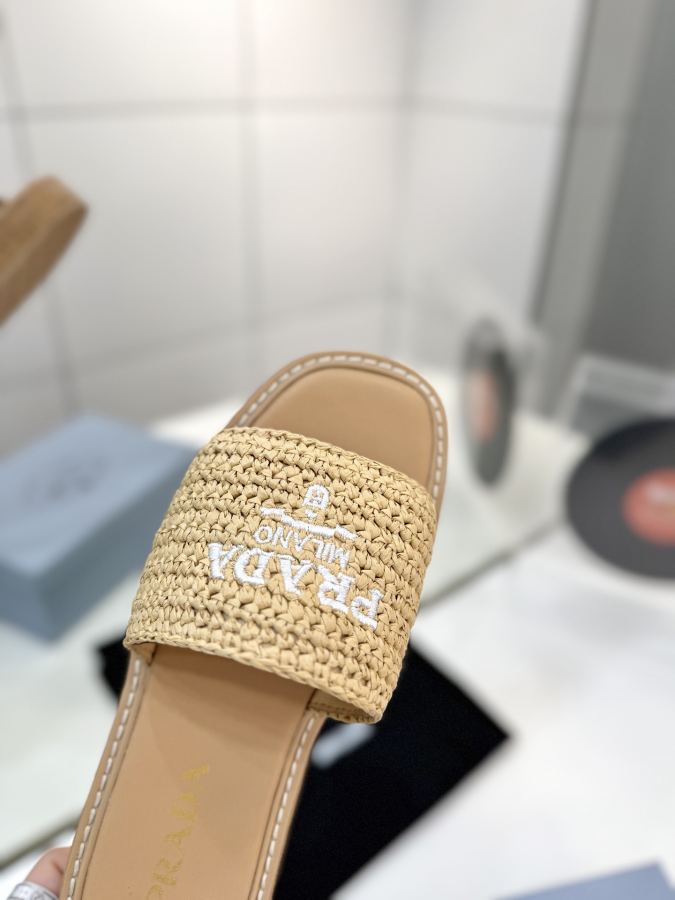 Prada women's shoes Factory price "PRADA woven electric embroidery" — AAA Quality Replica — photo 5