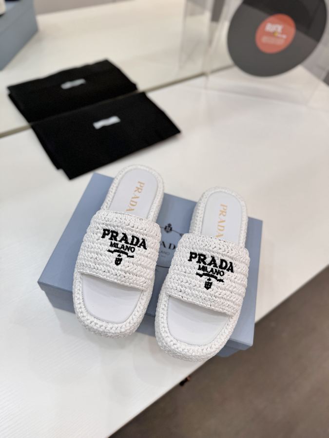 Prada women's shoes Factory price "PRADA woven electric embroidery" — 1:1 Replica For Sale — photo 3