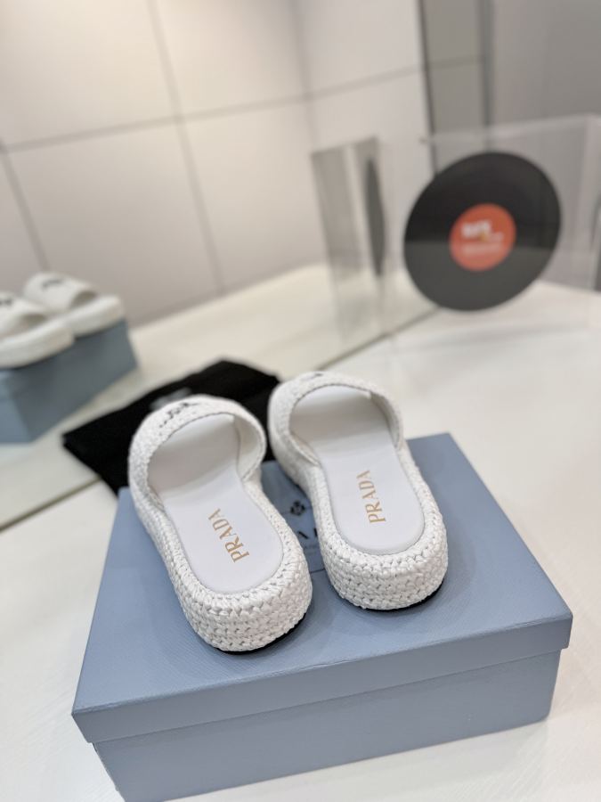 Prada women's shoes Factory price "PRADA woven electric embroidery" — 1:1 Replica For Sale — photo 8