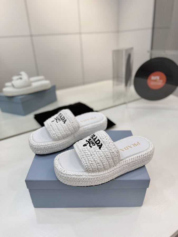 Prada women's shoes Factory price "PRADA woven electric embroidery" — 1:1 Replica For Sale — photo 2
