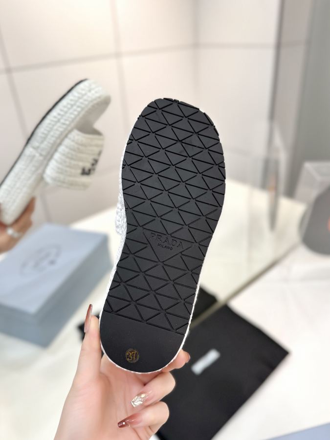 Prada women's shoes Factory price "PRADA woven electric embroidery" — 1:1 Replica For Sale — photo 9