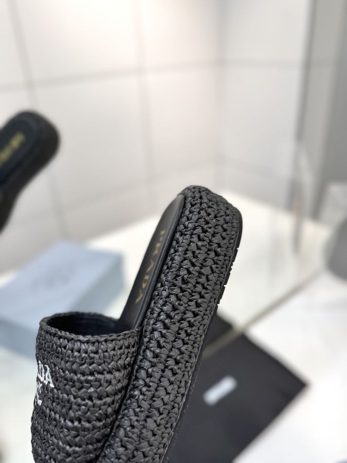 Prada women's shoes Factory price "PRADA woven electric embroidery" — Premium Replica — photo 6