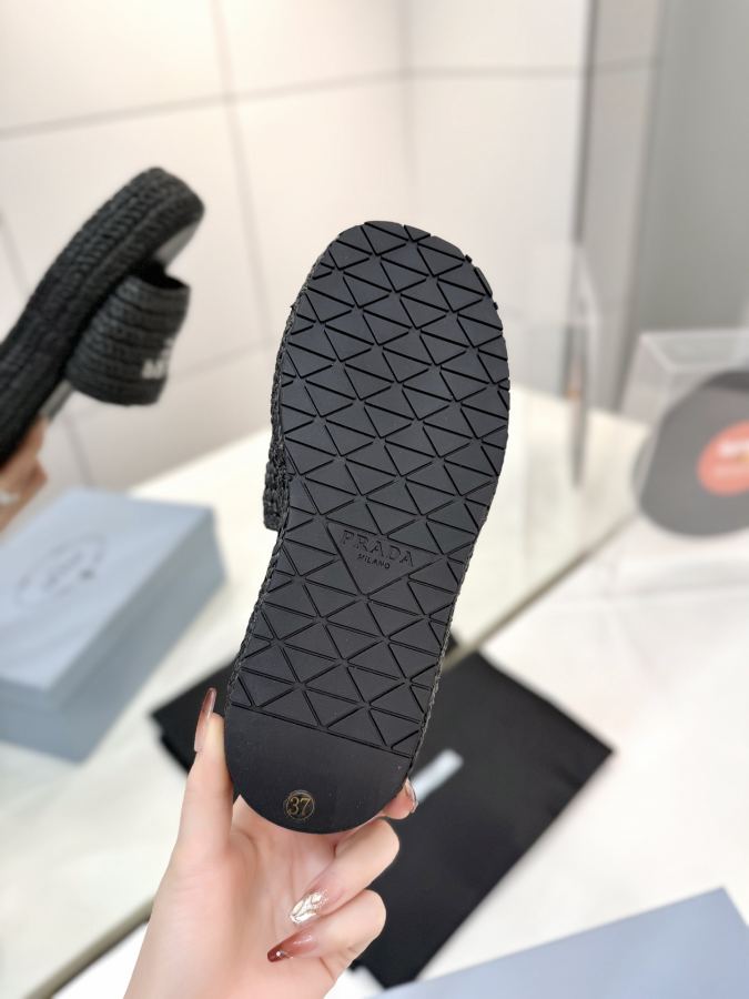 Prada women's shoes Factory price "PRADA woven electric embroidery" — Premium Replica — photo 9