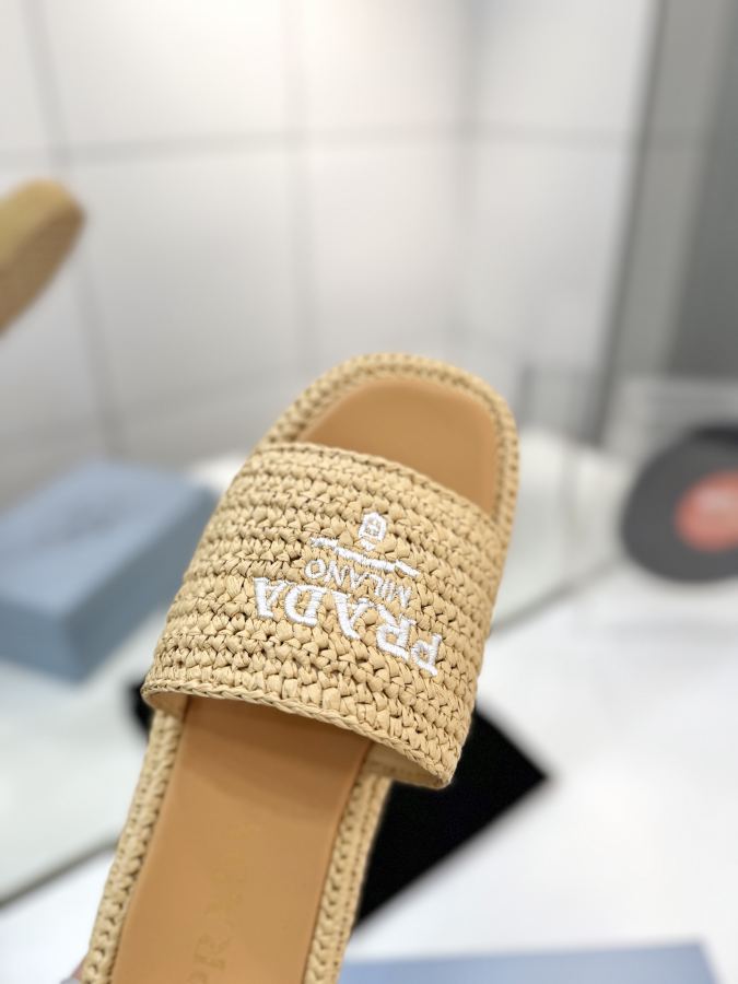Prada women's shoes Factory price "PRADA woven electric embroidery" — 1:1 Replica — photo 5