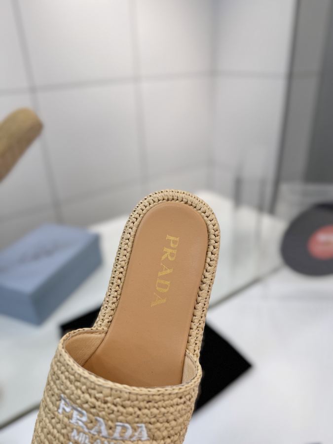Prada women's shoes Factory price "PRADA woven electric embroidery" — 1:1 Replica — photo 6