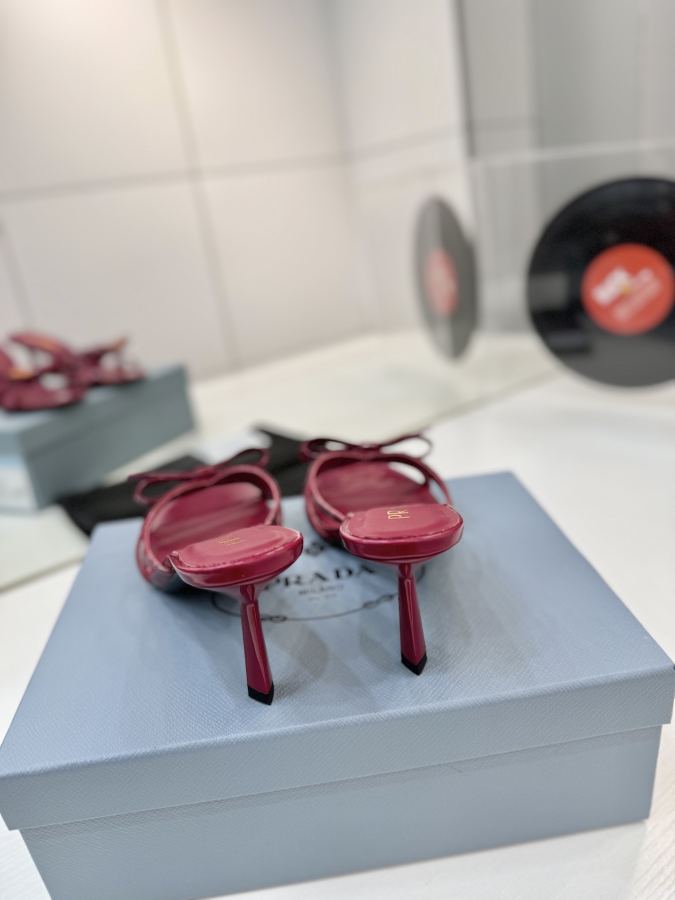 Prada women's shoes Factory price (patent leather ribbon bow) — 1:1 Replica For Sale — photo 8