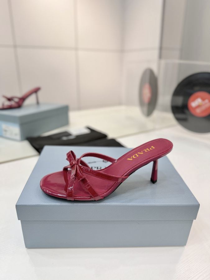 Prada women's shoes Factory price (patent leather ribbon bow) — 1:1 Replica For Sale — photo 4