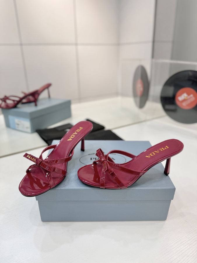 Prada women's shoes Factory price (patent leather ribbon bow) — 1:1 Replica For Sale — photo 7