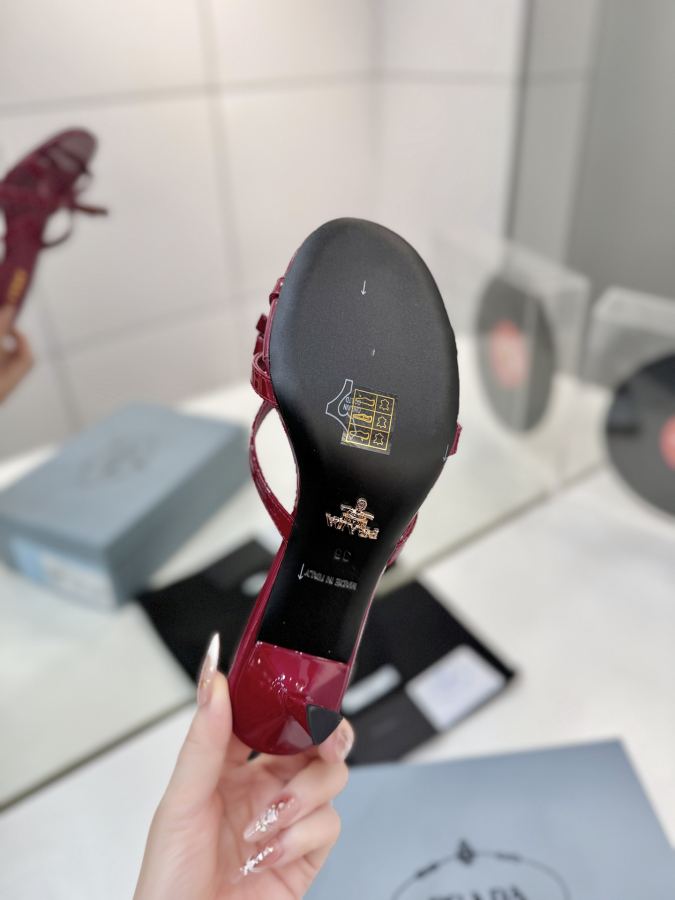 Prada women's shoes Factory price (patent leather ribbon bow) — 1:1 Replica For Sale — photo 9