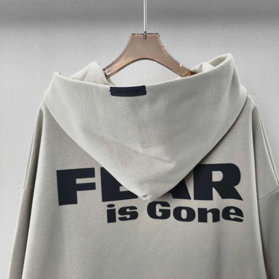 Fear of God Clothes FEAR OF GOD Vintage Fear Is Gone Hoodie — Premium Replica — photo 4