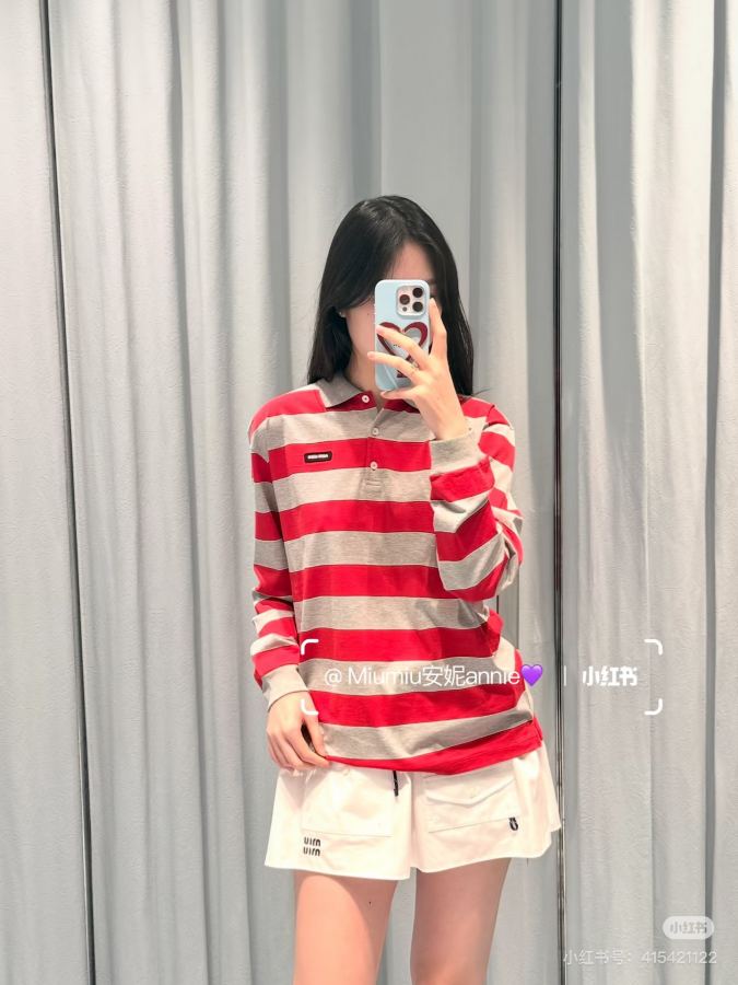 Miumiu Women Mium*u 26 SS Polo yb Polo S | M | L — Premium Replica — photo 7