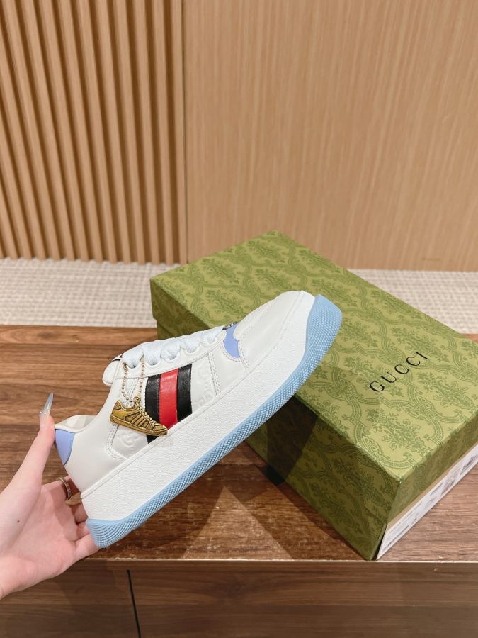 Gucci women's shoes 𝙂𝙪𝙘𝙘𝙞 𝘿𝙤𝙪𝙗𝙡𝙚 𝙎𝙘𝙧𝙚𝙚𝙣𝙚𝙧 — AAA Quality Replica — photo 5