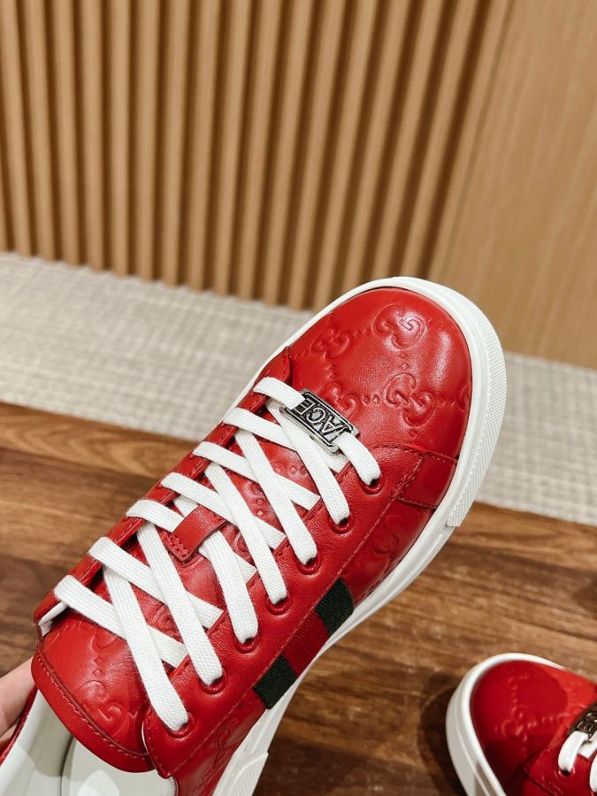 Gucci women's shoes 𝙂𝙪𝙘𝙘𝙞 𝘼𝙘𝙚# Gucci New white shoes, casual sneakers for — Premium Replica — photo 6