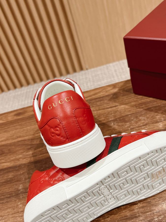 Gucci women's shoes 𝙂𝙪𝙘𝙘𝙞 𝘼𝙘𝙚# Gucci New white shoes, casual sneakers for — Premium Replica — photo 9