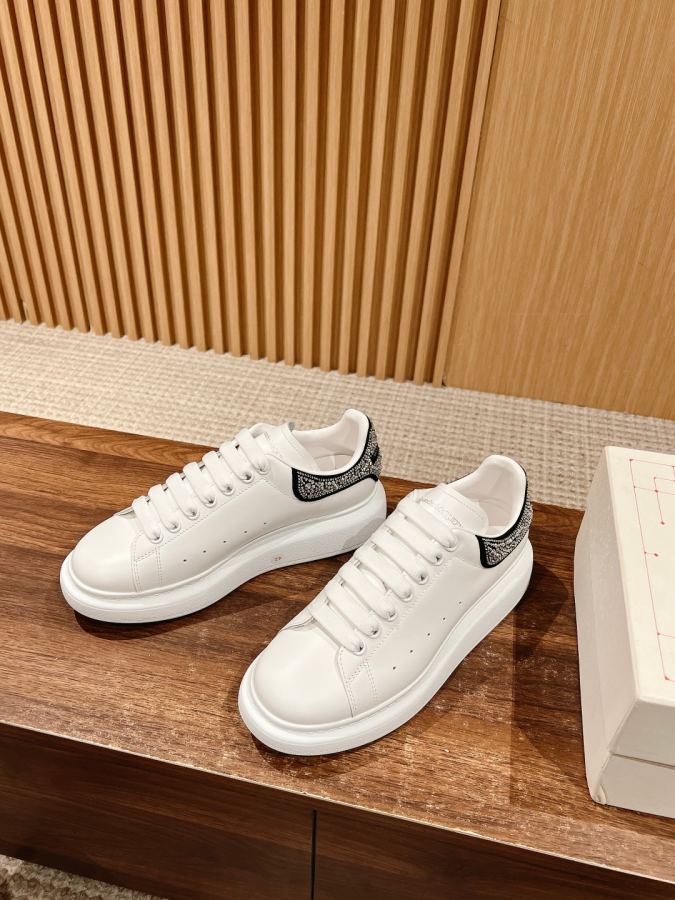 Alexander Mc Queen Women's Shoes Male +10【Silver Diamond Black Velvet】𝐀𝐥𝐞𝐱𝐚𝐧𝐝𝐞𝐫 — 1:1 Replica For Sale — photo 2