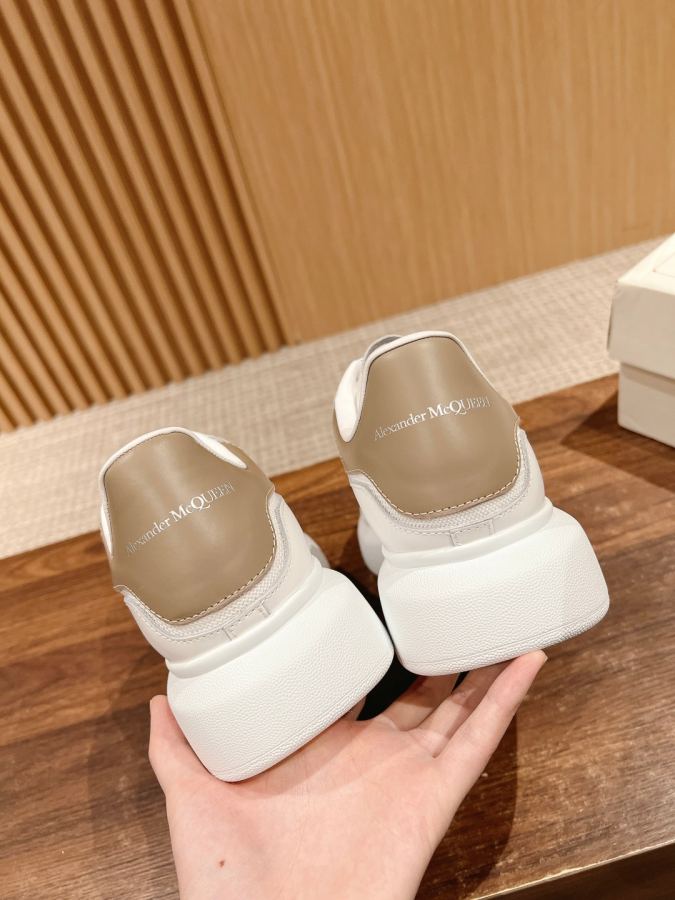 Alexander Mc Queen Women's Shoes Male +10 [Yellow leather tail and white mesh] 𝐀𝐥𝐞𝐱𝐚𝐧𝐝𝐞𝐫 — Premium Replica — photo 8