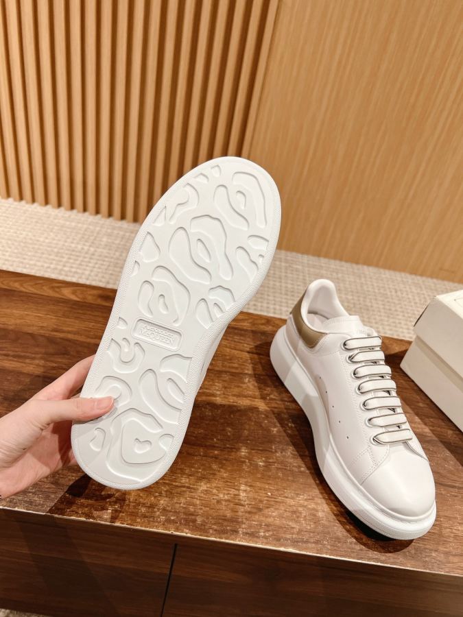 Alexander Mc Queen Women's Shoes Male +10 [Yellow leather tail and white mesh] 𝐀𝐥𝐞𝐱𝐚𝐧𝐝𝐞𝐫 — Premium Replica — photo 9