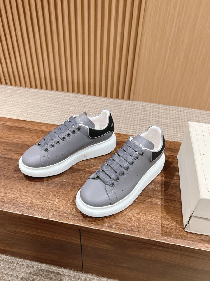 Alexander Mc Queen Women's Shoes Male +10【Glue black and gray leather】𝐀𝐥𝐞𝐱𝐚𝐧𝐝𝐞𝐫 — 1:1 Replica For Sale — photo 2
