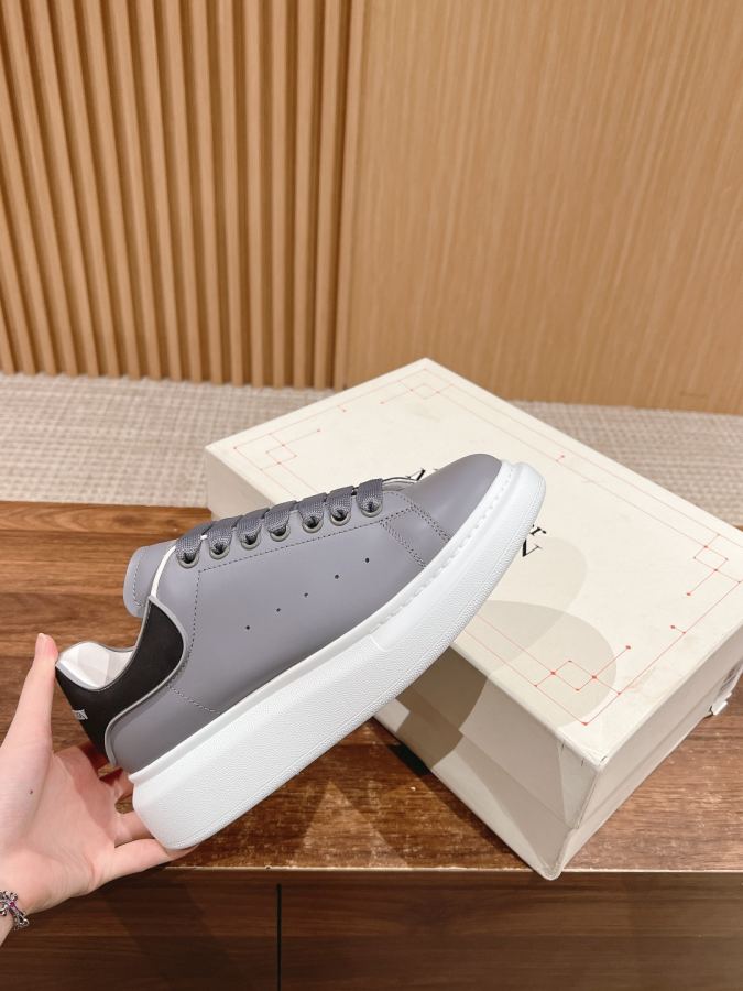 Alexander Mc Queen Women's Shoes Male +10【Glue black and gray leather】𝐀𝐥𝐞𝐱𝐚𝐧𝐝𝐞𝐫 — 1:1 Replica For Sale — photo 5