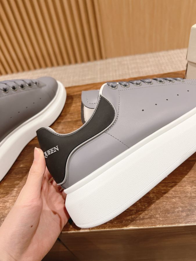 Alexander Mc Queen Women's Shoes Male +10【Glue black and gray leather】𝐀𝐥𝐞𝐱𝐚𝐧𝐝𝐞𝐫 — 1:1 Replica For Sale — photo 7