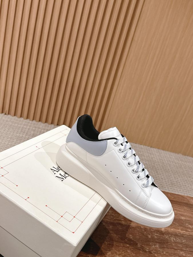 Alexander Mc Queen Women's Shoes Male +10【Black mesh gray leather tail】𝐀𝐥𝐞𝐱𝐚𝐧𝐝𝐞𝐫 — 1:1 Replica For Sale — photo 3