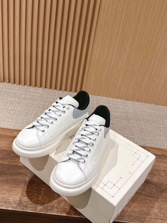 Alexander Mc Queen Women's Shoes Male +10【Black mesh gray leather tail】𝐀𝐥𝐞𝐱𝐚𝐧𝐝𝐞𝐫 — 1:1 Replica For Sale — photo 4