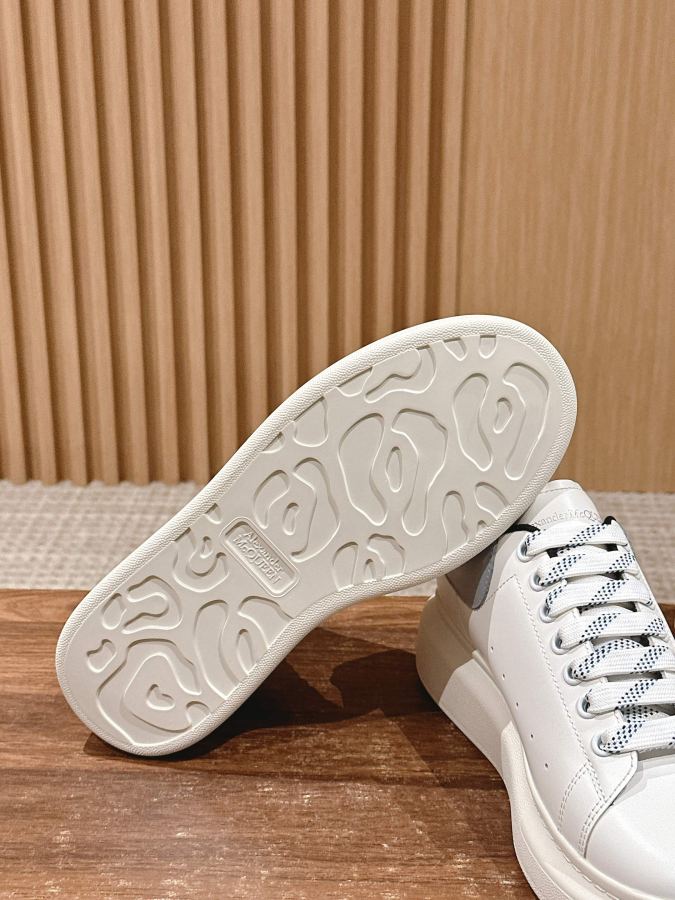 Alexander Mc Queen Women's Shoes Male +10【Black mesh gray leather tail】𝐀𝐥𝐞𝐱𝐚𝐧𝐝𝐞𝐫 — 1:1 Replica For Sale — photo 9