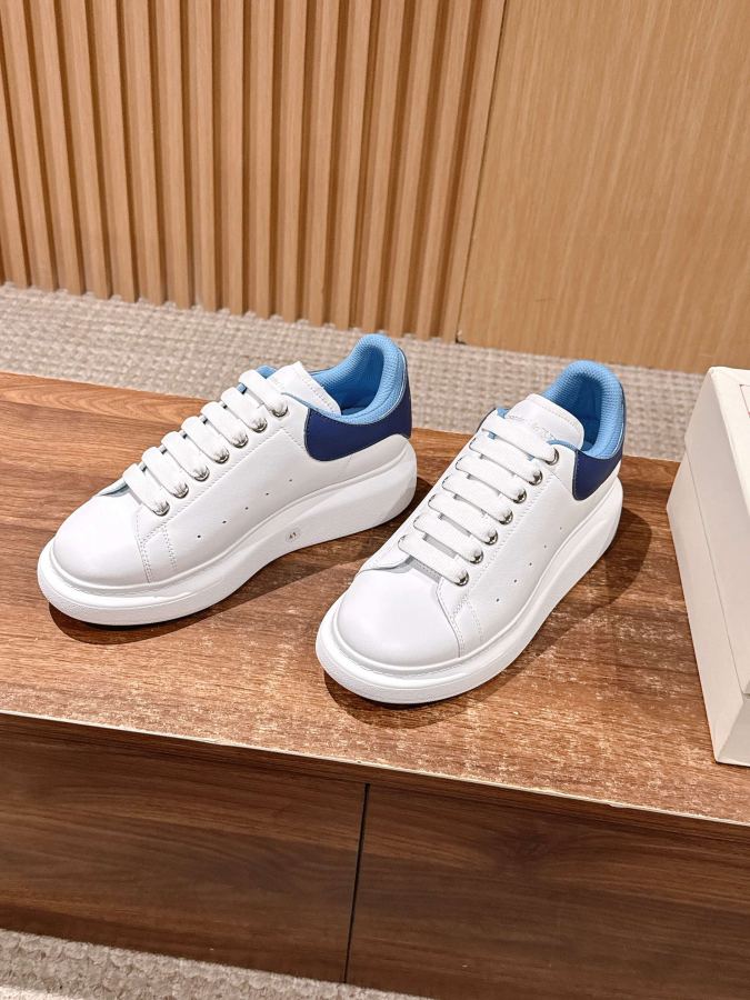 Alexander Mc Queen Women's Shoes Male +10 [Dark blue leather and blue mesh] 𝐀𝐥𝐞𝐱𝐚𝐧𝐝𝐞𝐫 — 1:1 Replica For Sale — photo 2
