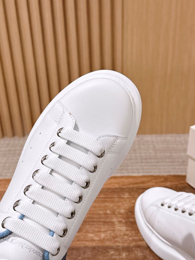 Alexander Mc Queen Women's Shoes Male +10 [Dark blue leather and blue mesh] 𝐀𝐥𝐞𝐱𝐚𝐧𝐝𝐞𝐫 — 1:1 Replica For Sale — photo 6