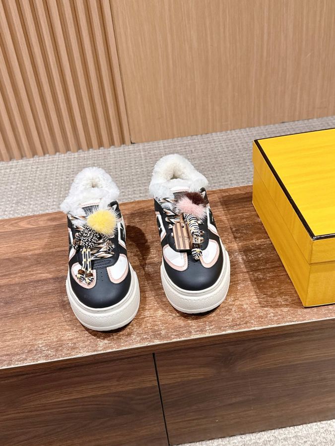 Fendi women's shoes FENDI Match Platform New FF Flogo Size: 40 — AAA Quality Replica