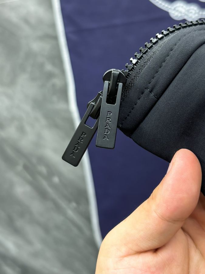 Prada men Feather-65 Prada Autumn and Winter Fashion Hooded Jacket Down — 1:1 Replica For Sale — photo 7