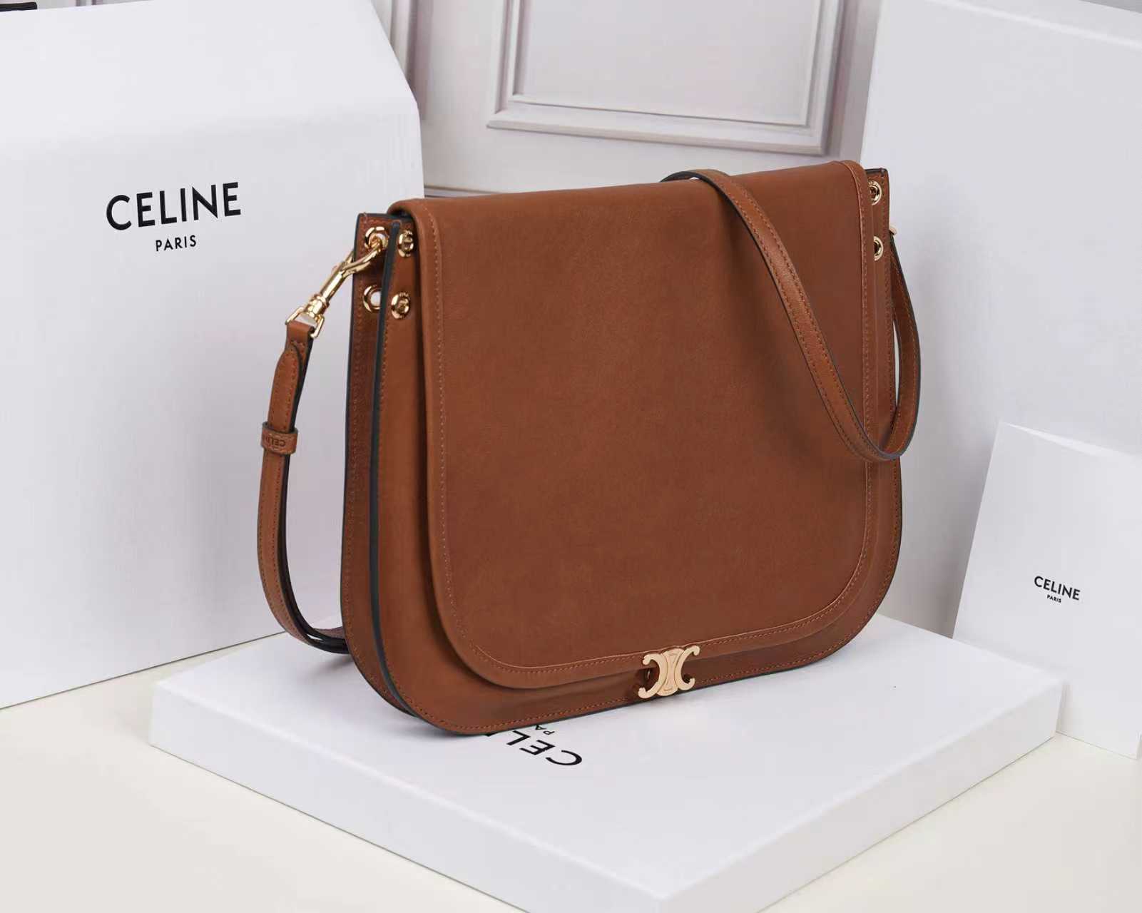 Celine bag Original leather imported from Italy, model: 123632, size: 32×26×2cm, material: original — 1:1 Replica — photo 2
