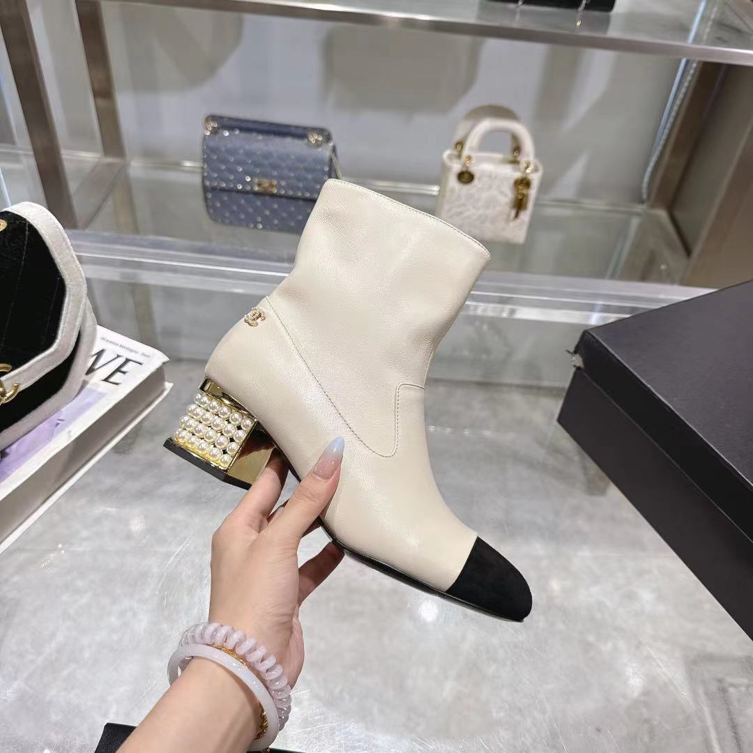 CHANEL women's shoes Chanel New + 5cm 35-42(40 41 42 ) — AAA Quality Replica — photo 5