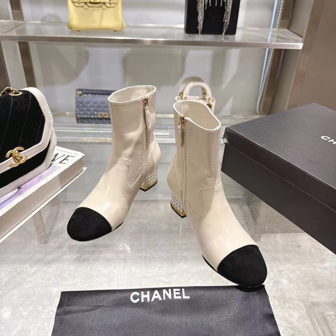 CHANEL women's shoes Chanel New + 5cm 35-42(40 41 42 ) — AAA Quality Replica — photo 8