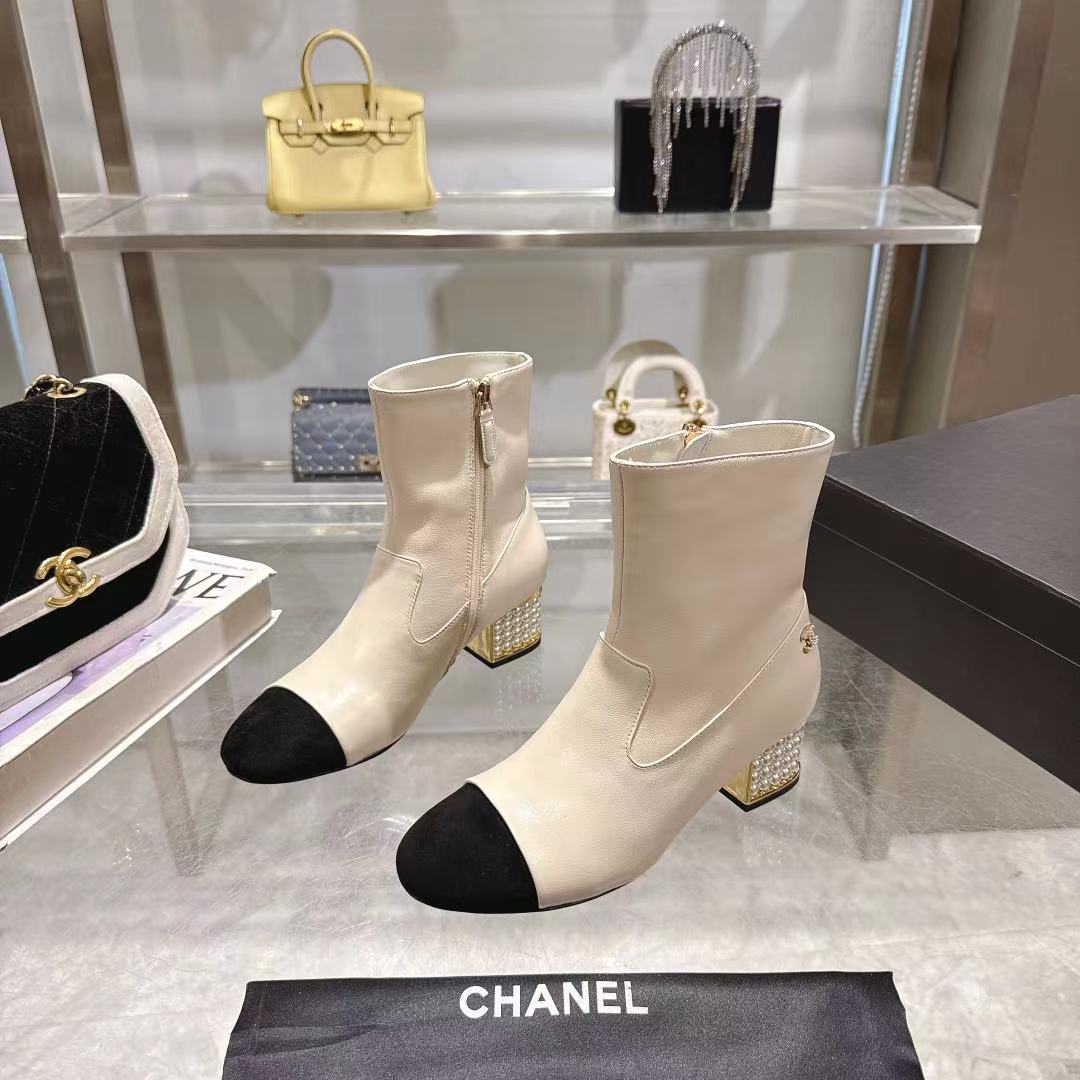 CHANEL women's shoes Chanel New + 5cm 35-42(40 41 42 ) — AAA Quality Replica — photo 7