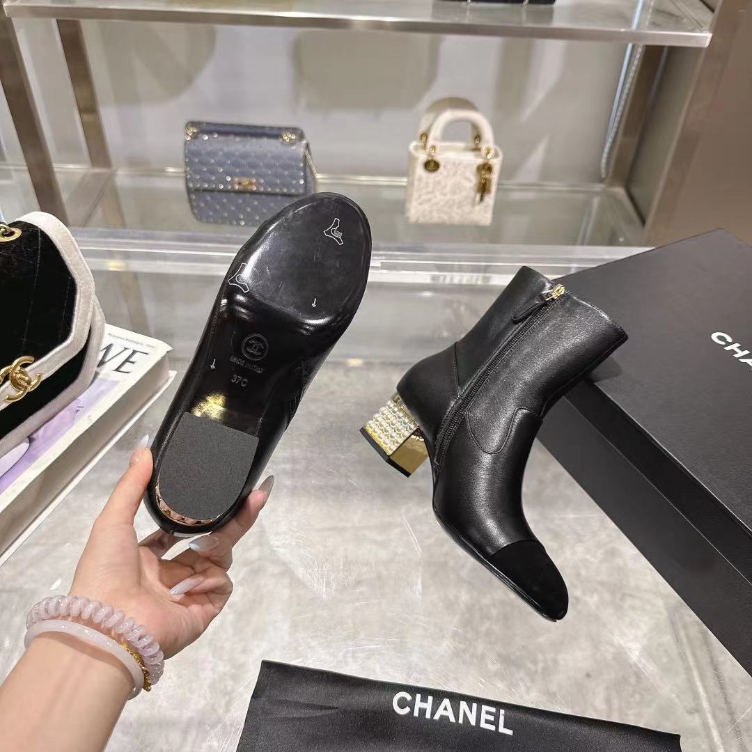 CHANEL women's shoes Chanel New + 5cm 35-42(40 41 42 ) — 1:1 Replica For Sale