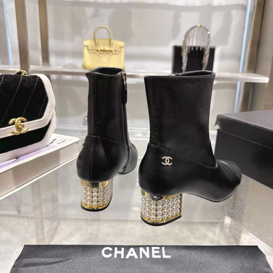 CHANEL women's shoes Chanel New + 5cm 35-42(40 41 42 ) — 1:1 Replica For Sale — photo 2