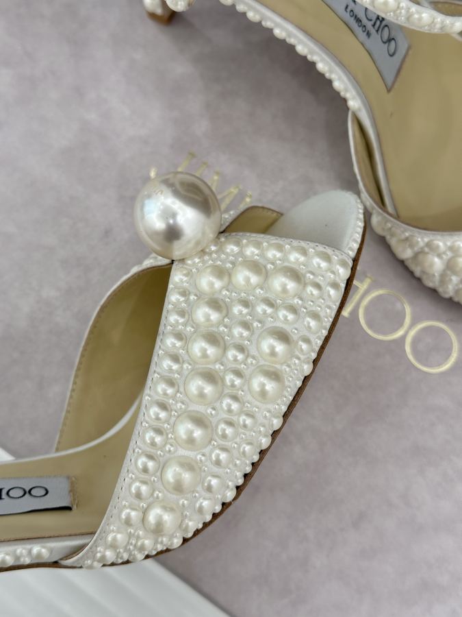 JIMMY women's shoes Top version lace style full pearls — 1:1 Replica — photo 7