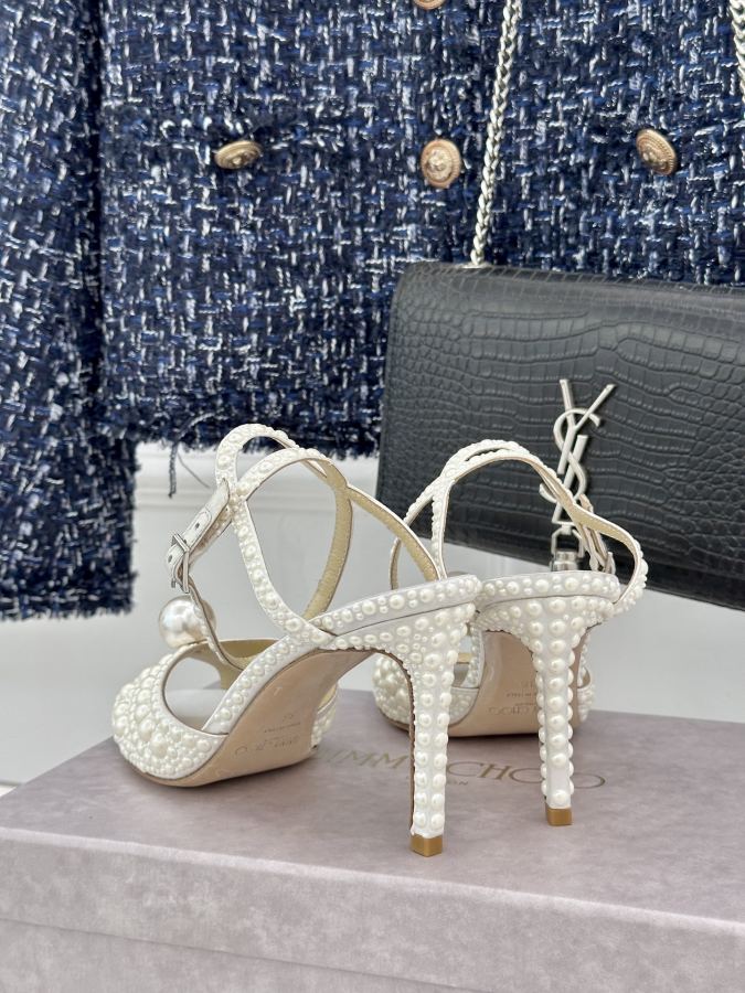 JIMMY women's shoes Top version lace style full pearls — 1:1 Replica — photo 8
