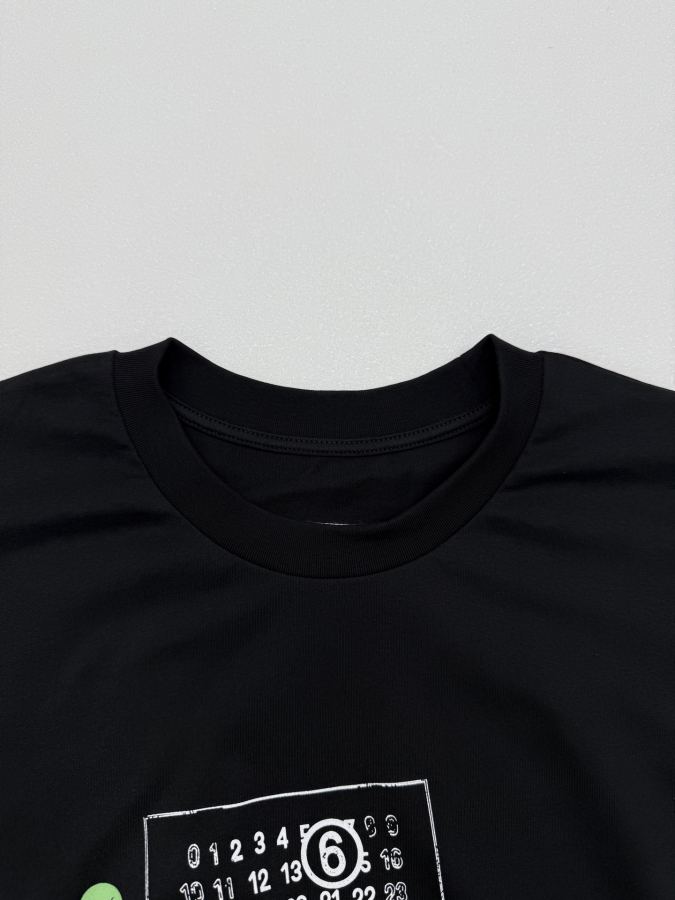 MM6 men MM6 Margiela graphic printed T-shirt short sleeves — Premium Replica — photo 3