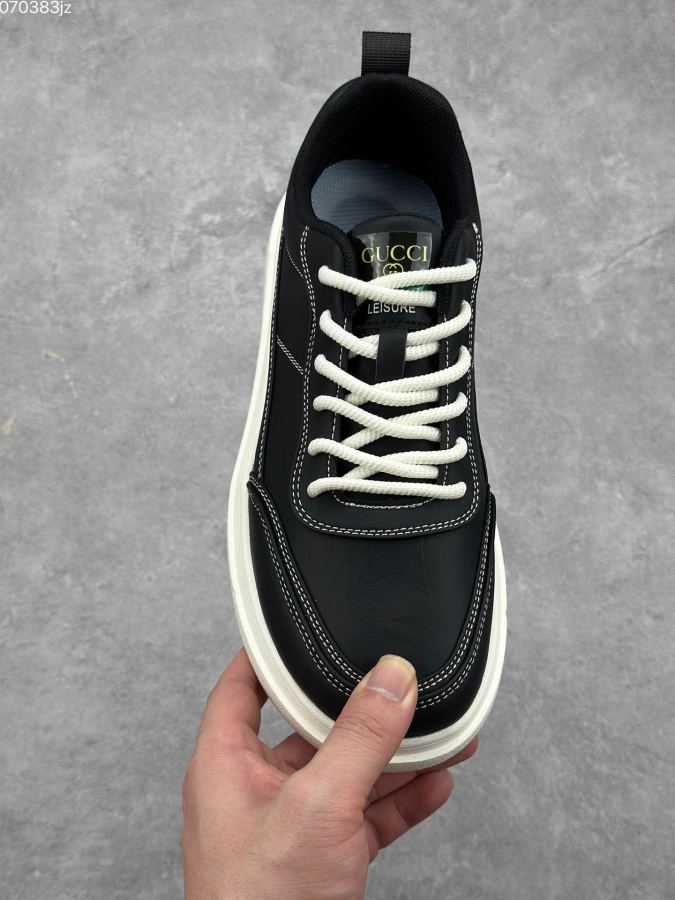 Gucci women's shoes Gucci Screener GG High-Top Sneaker Series + — 1:1 Replica — photo 2