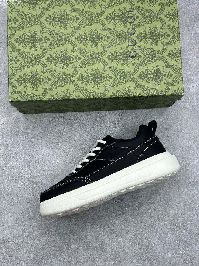 Gucci women's shoes Gucci Screener GG High-Top Sneaker Series + — 1:1 Replica — photo 3