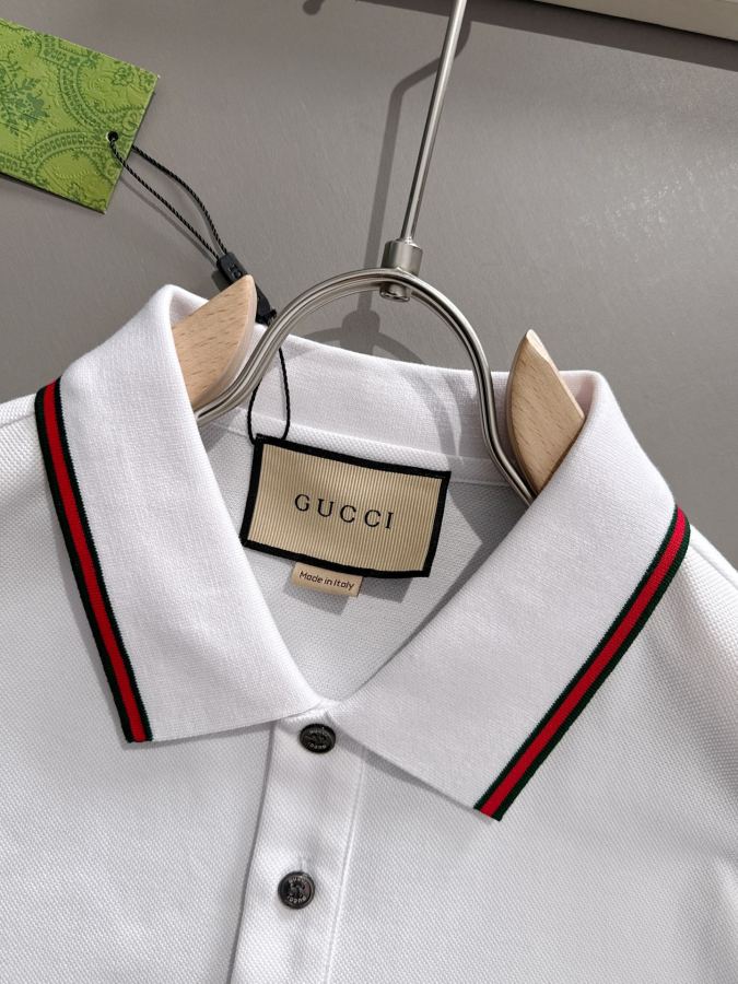 Gucci men GUCCI 2026ss logo Men's Polo top-tier — Premium Replica — photo 4