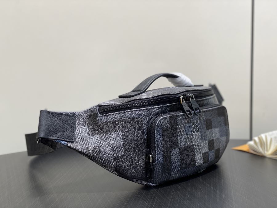 purse M14920 RUSH Damoflage Black Damier 15 x 8 x 30 — 1:1 Replica — photo 2