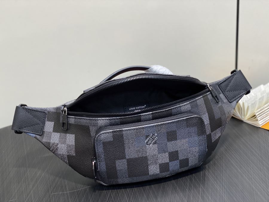 purse M14920 RUSH Damoflage Black Damier 15 x 8 x 30 — 1:1 Replica — photo 10